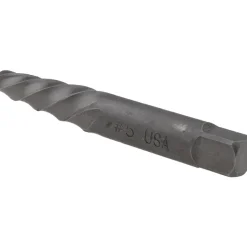 Spiral Flute Screw Extractor: #5, for 9/16 to 3/4 in Screws