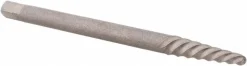 Spiral Flute Screw Extractor: #1, for 3/32 to 5/32 in, M2.5 to M4 & #3 to #6 Screws