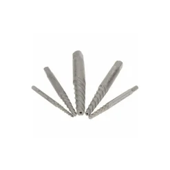 Spiral Flute Screw Extractor: 5 Pc