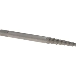 Spiral Flute Screw Extractor: #1, for 2.5 to 4 mm, 3/32 to 5/32 in, M2.5 to M4 & #3 to #6 Screws