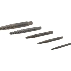 Spiral Flute Screw Extractor: 5 Pc