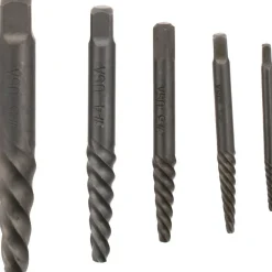 Spiral Flute Screw Extractor: 5 Pc