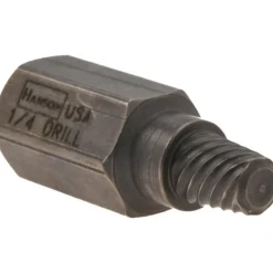 Spiral Flute Screw Extractor: 1/4 in, for 7/16 in Screws
