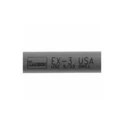 Spiral Flute Screw Extractor: #3, for 7/32 to 9/32 in Screws