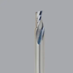 Spiral Router Bit: 1/4" Dia, 3/4" LOC, 1/4" Shank Dia, 1 Flute, Upcut