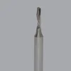 Spiral Router Bit: 1/8" Dia, 1/2" LOC, 1/4" Shank Dia, 1 Flute, Upcut