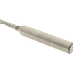 Spiral Router Bit: 1/8" Dia, 1/2" LOC, 1/4" Shank Dia, 1 Flute, Upcut