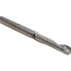 Spiral Router Bit: 1/4" Dia, 1-1/4" LOC, 1/4" Shank Dia, 1 Flute, Upcut
