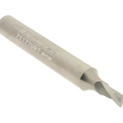 Spiral Router Bit: 1/8" Dia, 1/4" LOC, 1/4" Shank Dia, 1 Flute, Upcut