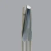 Spiral Router Bit: 1/4" Dia, 3/4" LOC, 1/4" Shank Dia, 2 Flute, Upcut