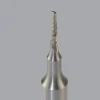 Spiral Router Bit: 1/16" Dia, 1/4" LOC, 1/4" Shank Dia, 1 Flute, Upcut