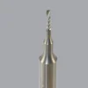 Spiral Router Bit: 1/16" Dia, 1/4" LOC, 1/4" Shank Dia, 1 Flute, Upcut