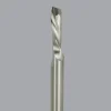 Spiral Router Bit: 1/4" Dia, 3/4" LOC, 1/4" Shank Dia, 1 Flute, Downcut