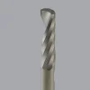 Spiral Router Bit: 1/8" Dia, 1/2" LOC, 1/8" Shank Dia, 1 Flute, Upcut
