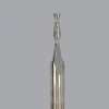 Spiral Router Bit: 1/8" Dia, 1/2" LOC, 1/4" Shank Dia, 2 Flute, Upcut