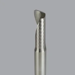 Spiral Router Bit: 5/16" Dia, 9/16" LOC, 5/16" Shank Dia, 1 Flute, Upcut
