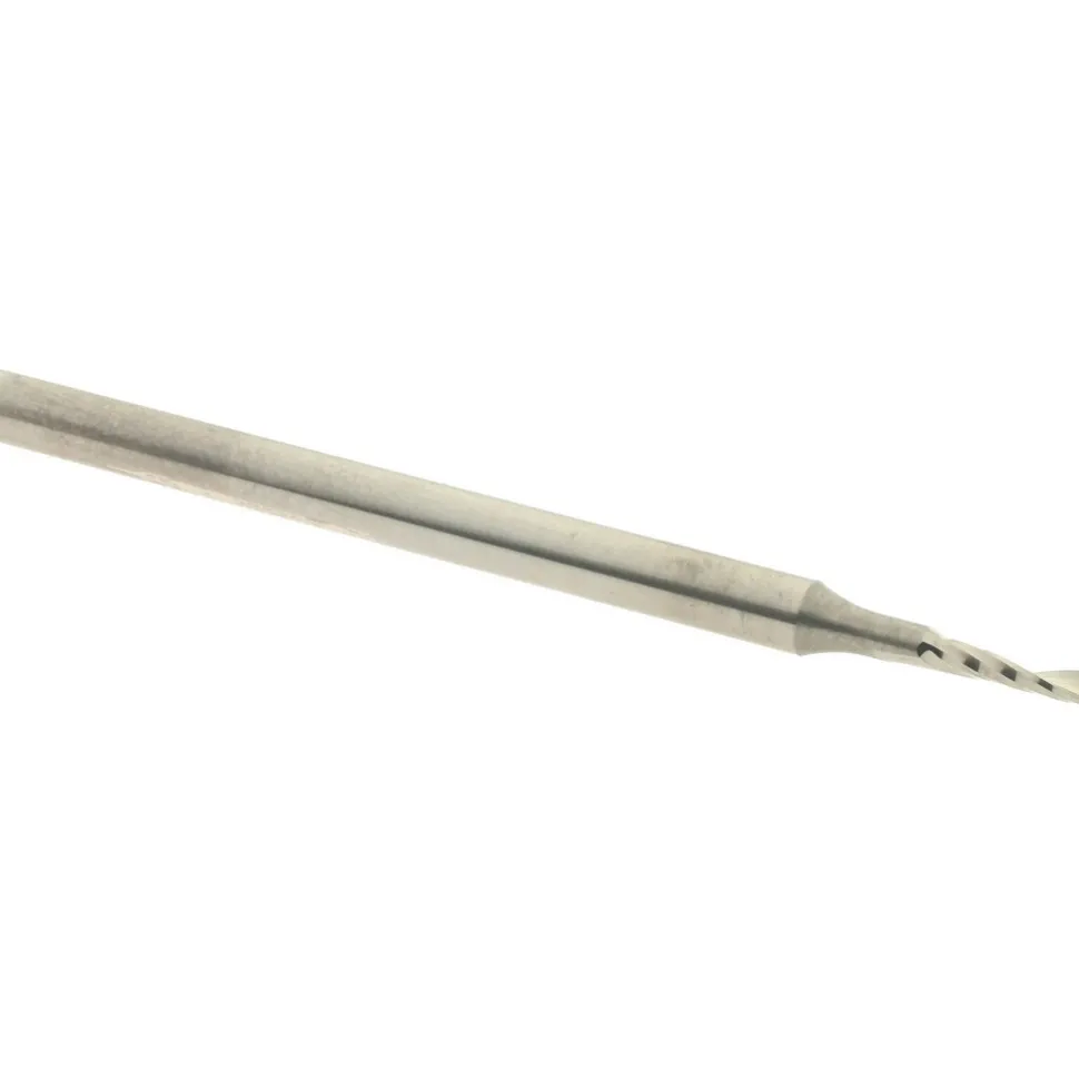 Spiral Router Bit: 1/16" Dia, 1/4" LOC, 1/8" Shank Dia, 1 Flute, Upcut