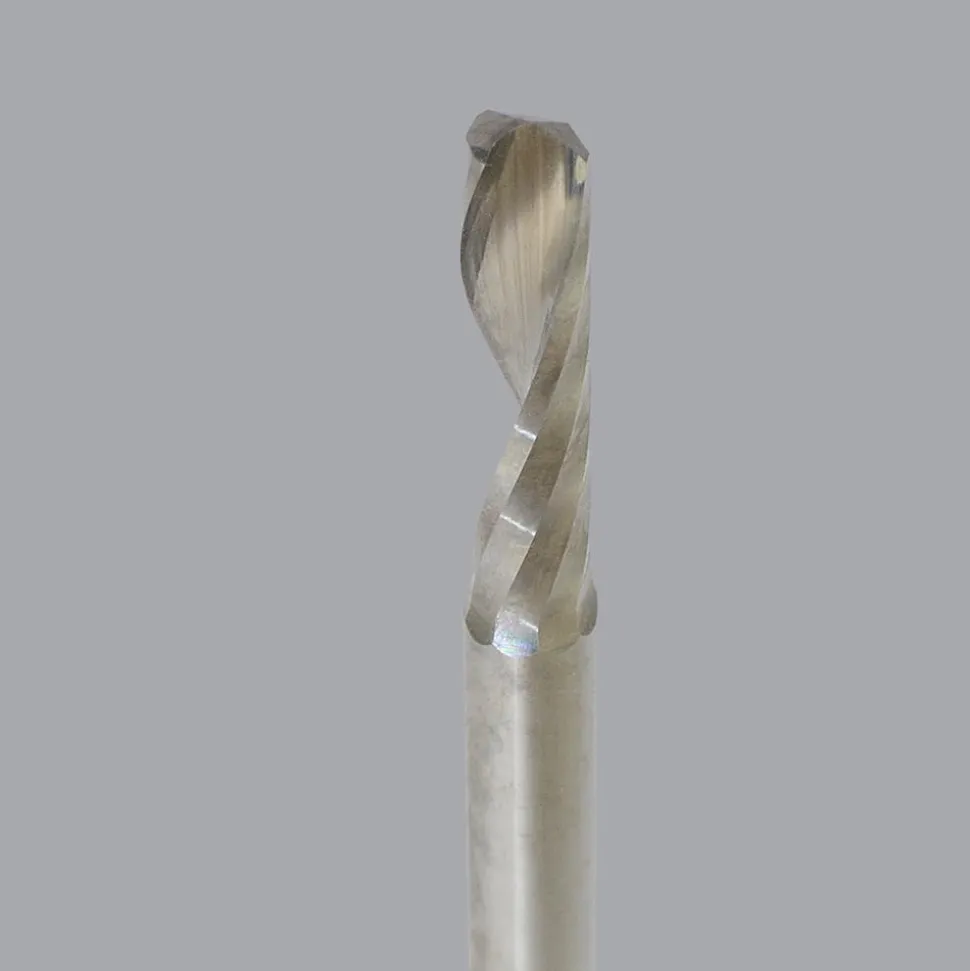 Spiral Router Bit: 1/8" Dia, 1/2" LOC, 1/8" Shank Dia, 1 Flute, Upcut