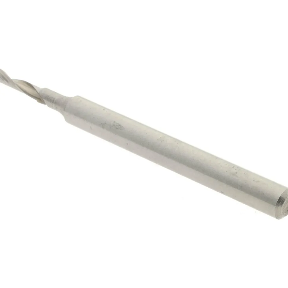 Spiral Router Bit: 1/16" Dia, 1/4" LOC, 1/8" Shank Dia, 1 Flute, Upcut