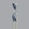 Spiral Router Bit: 3/8" Dia, 1-1/4" LOC, 3/8" Shank Dia, 2 Flute, Downcut