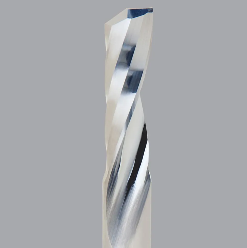 Spiral Router Bit: 3/8" Dia, 1-1/8" LOC, 3/8" Shank Dia, 1 Flute, Upcut