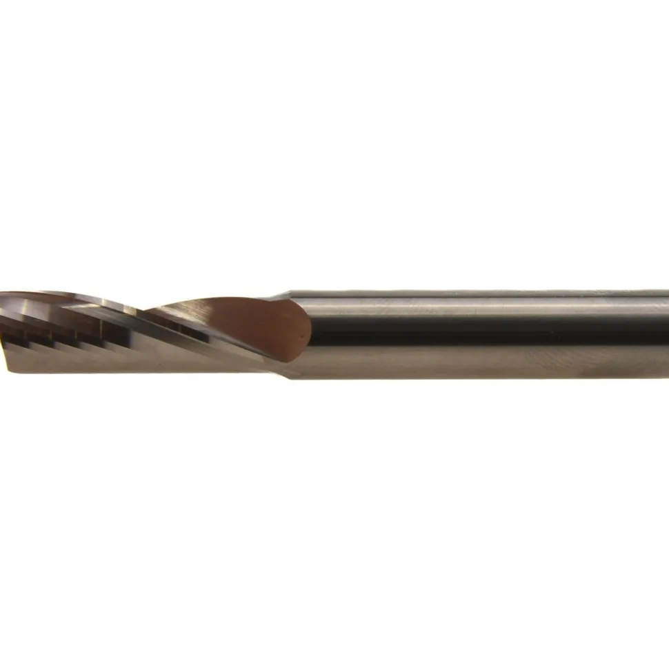 Spiral Router Bit: 10.00 mm Dia, 30.00 mm LOC, 10.00 mm Shank Dia, 1 Flute, Upcut