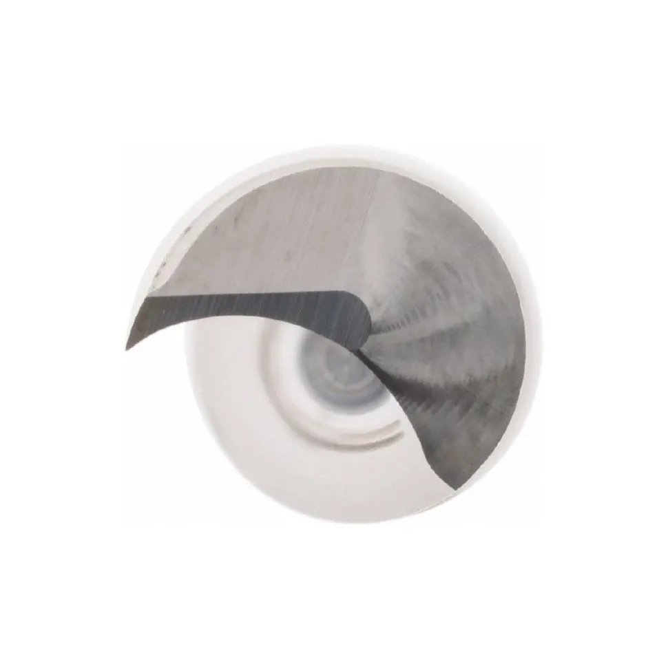 Spiral Router Bit: 8.00 mm Dia, 25.00 mm LOC, 8.00 mm Shank Dia, 1 Flute, Spiral