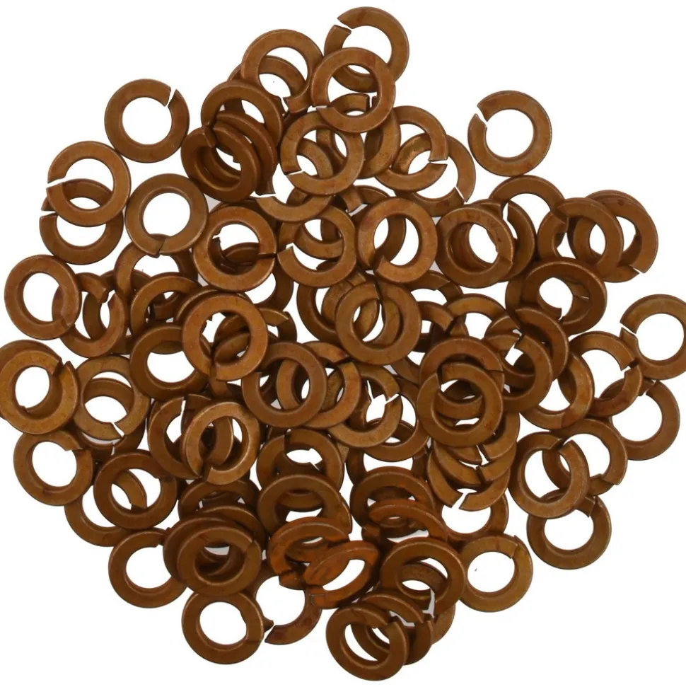Split Lock Washer: 3/8 in Screw, AISI 4037 Alloy Steel