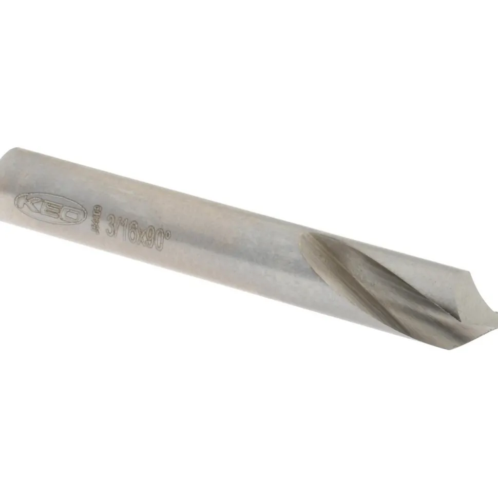 Spotting Drill: 3/16" Dia, 90 deg, 1-3/8" OAL, High-Speed Steel