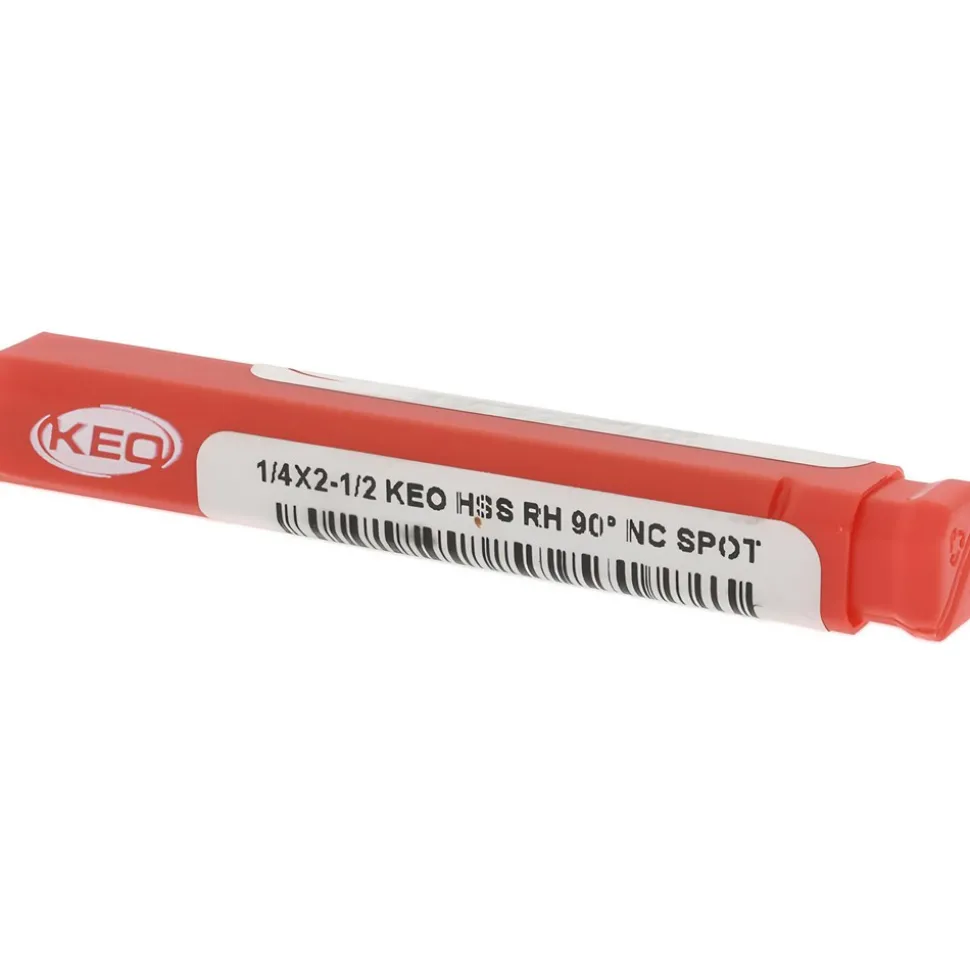Spotting Drill: 1/4" Dia, 90 deg, 2-1/2" OAL, High-Speed Steel