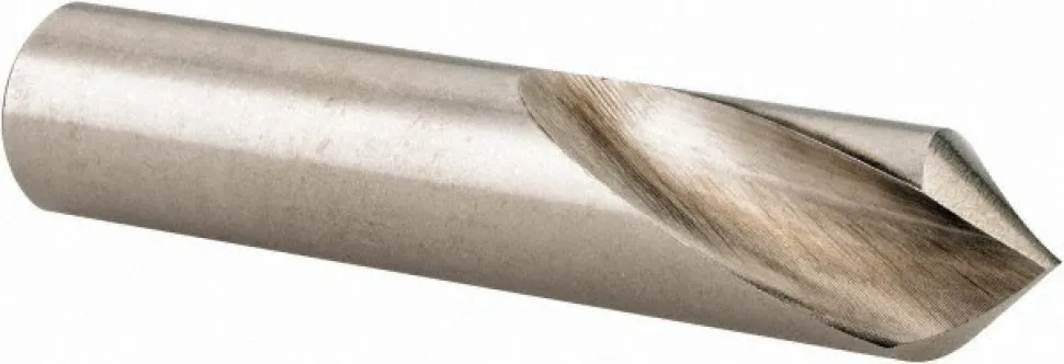 Spotting Drill: 3/8" Dia, 90 deg, 2" OAL, High-Speed Steel