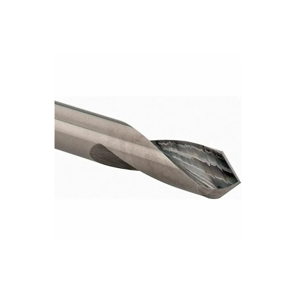 Spotting Drill: 1/4" Dia, 90 deg, 2-1/2" OAL, Solid Carbide