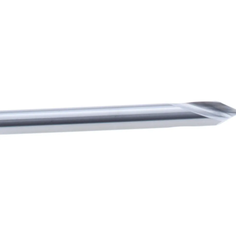 Spotting Drill: 1/4" Dia, 60 deg, 2-1/2" OAL, Solid Carbide