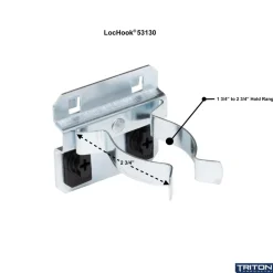 Spring Clip/Spray Can Holder Pegboard Hook