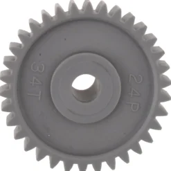 Spur Gear: 34 Teeth, 1/4