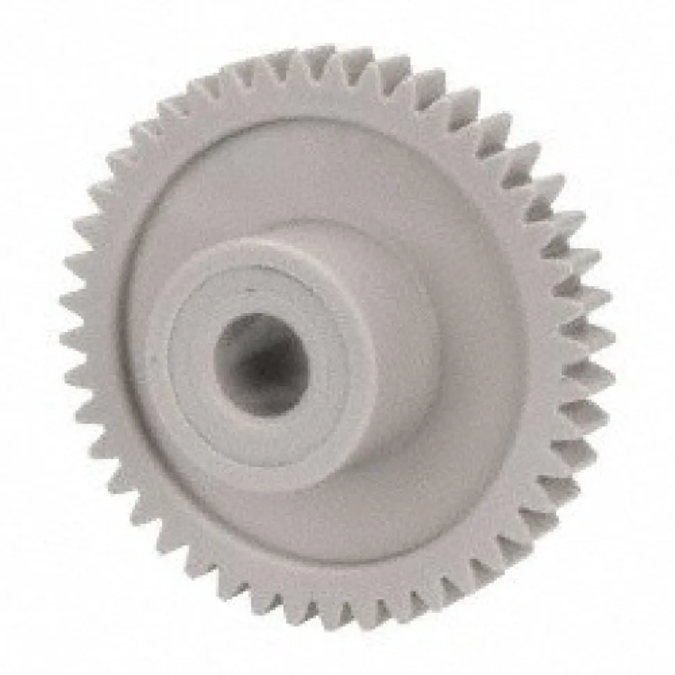 Spur Gear: 44 Teeth, 1/4" Bore Dia