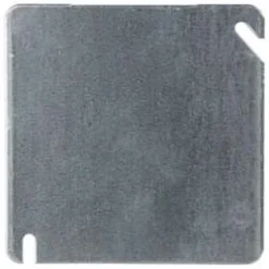 Square Electrical Box Cover: Steel