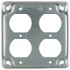 Square Surface Electrical Box Cover: Steel