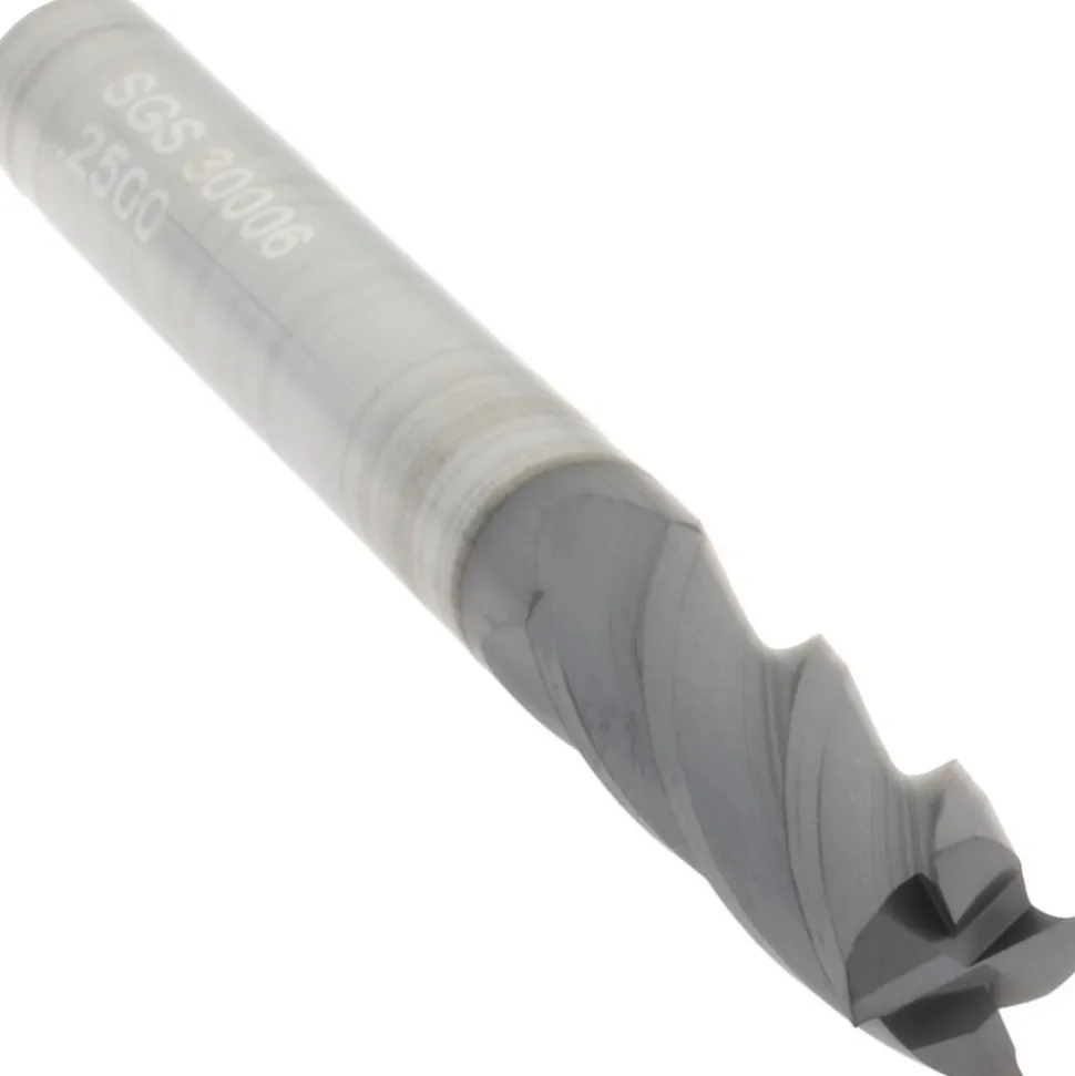 Square End Mill: 1/4" Dia, 3/4" LOC