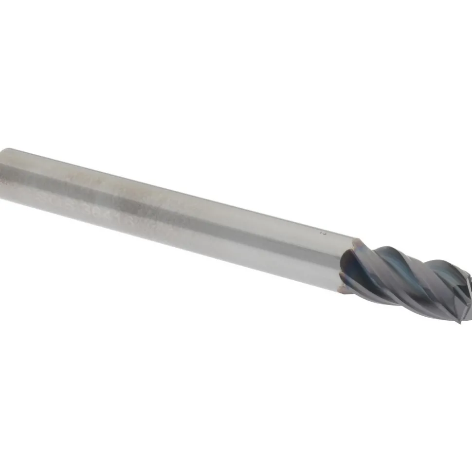 Square End Mill: 1/4" Dia, 1/2" LOC