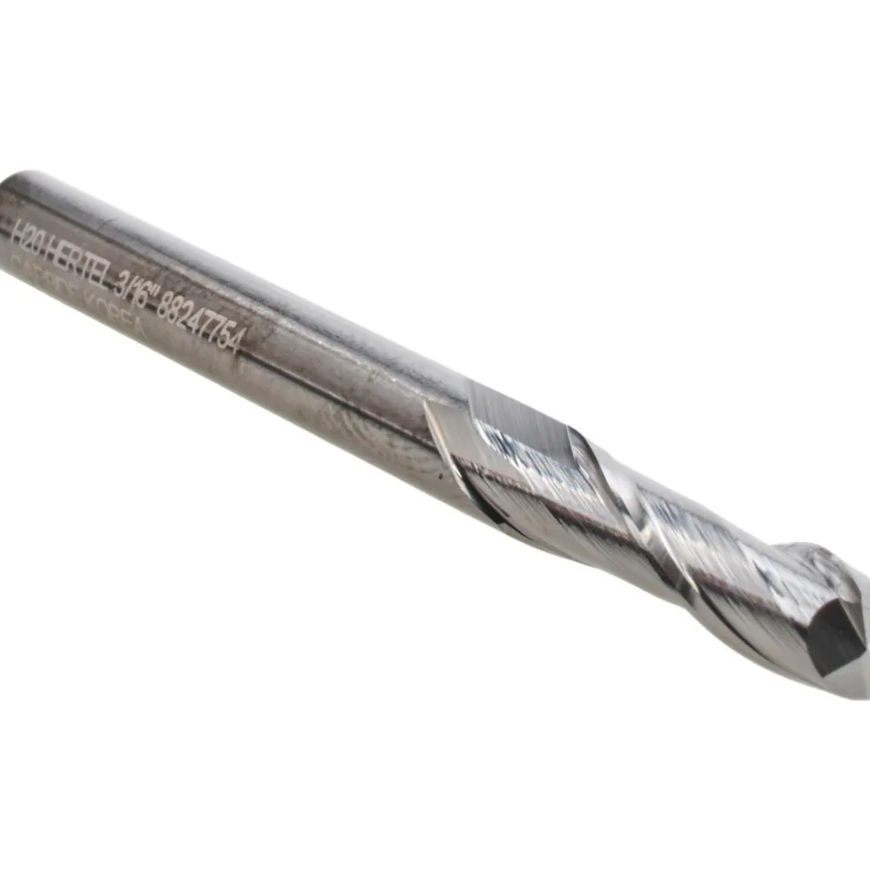 Square End Mill: 3/16" Dia, 5/8" LOC