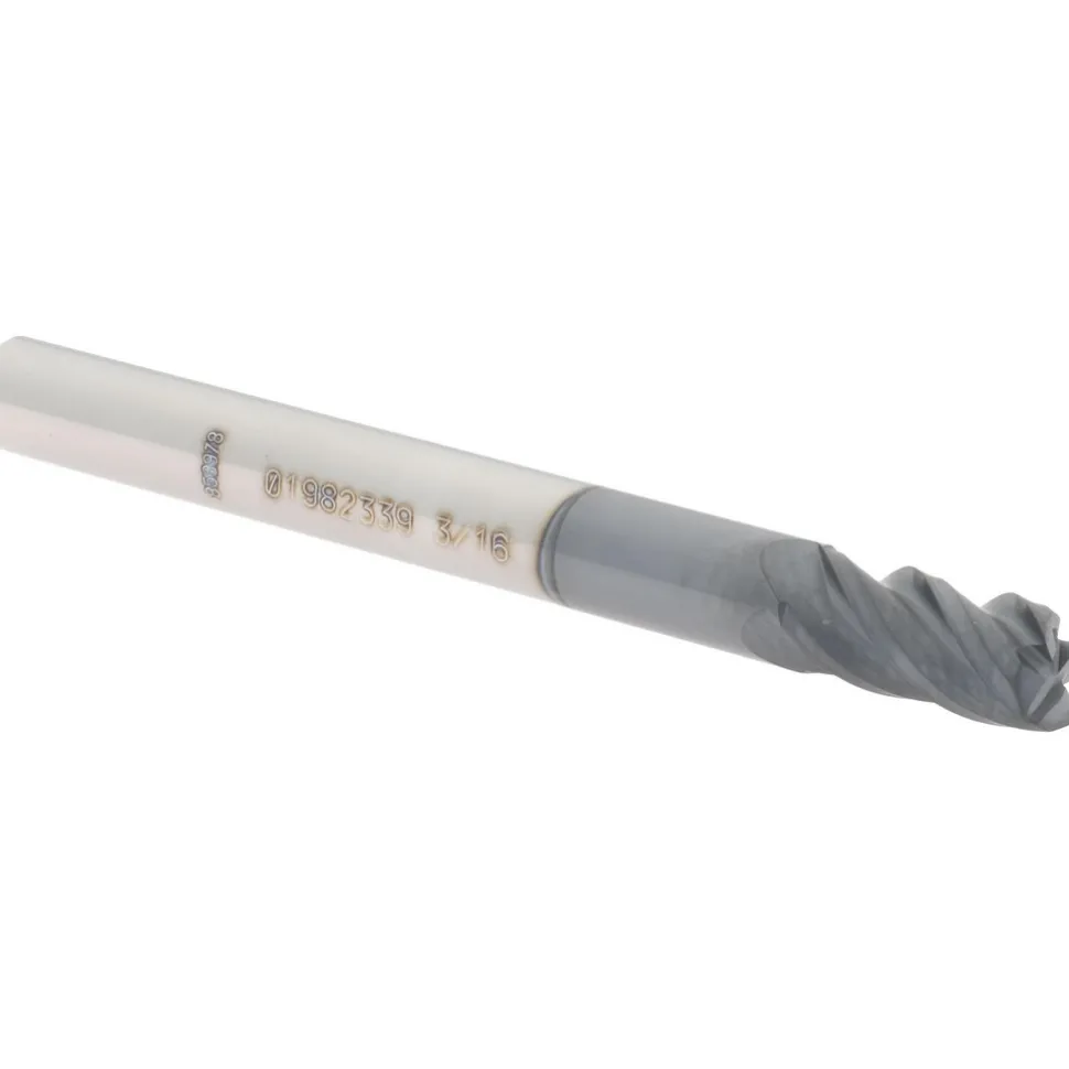 Square End Mill: 3/16" Dia, 3/8" LOC