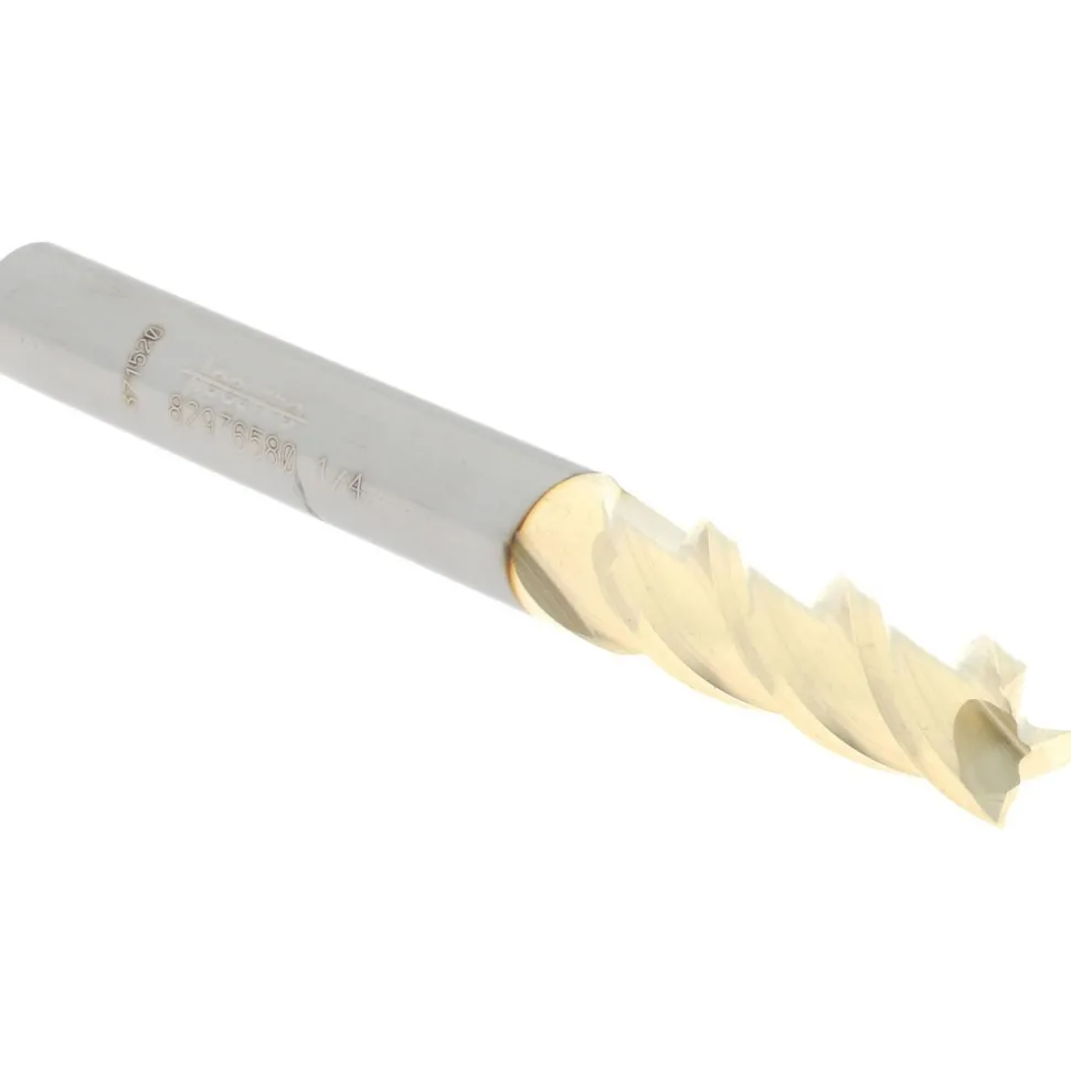 Square End Mill: 1/4" Dia, 3/4" LOC