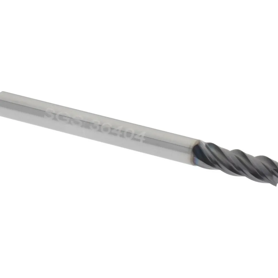 Square End Mill: 1/8" Dia, 3/8" LOC