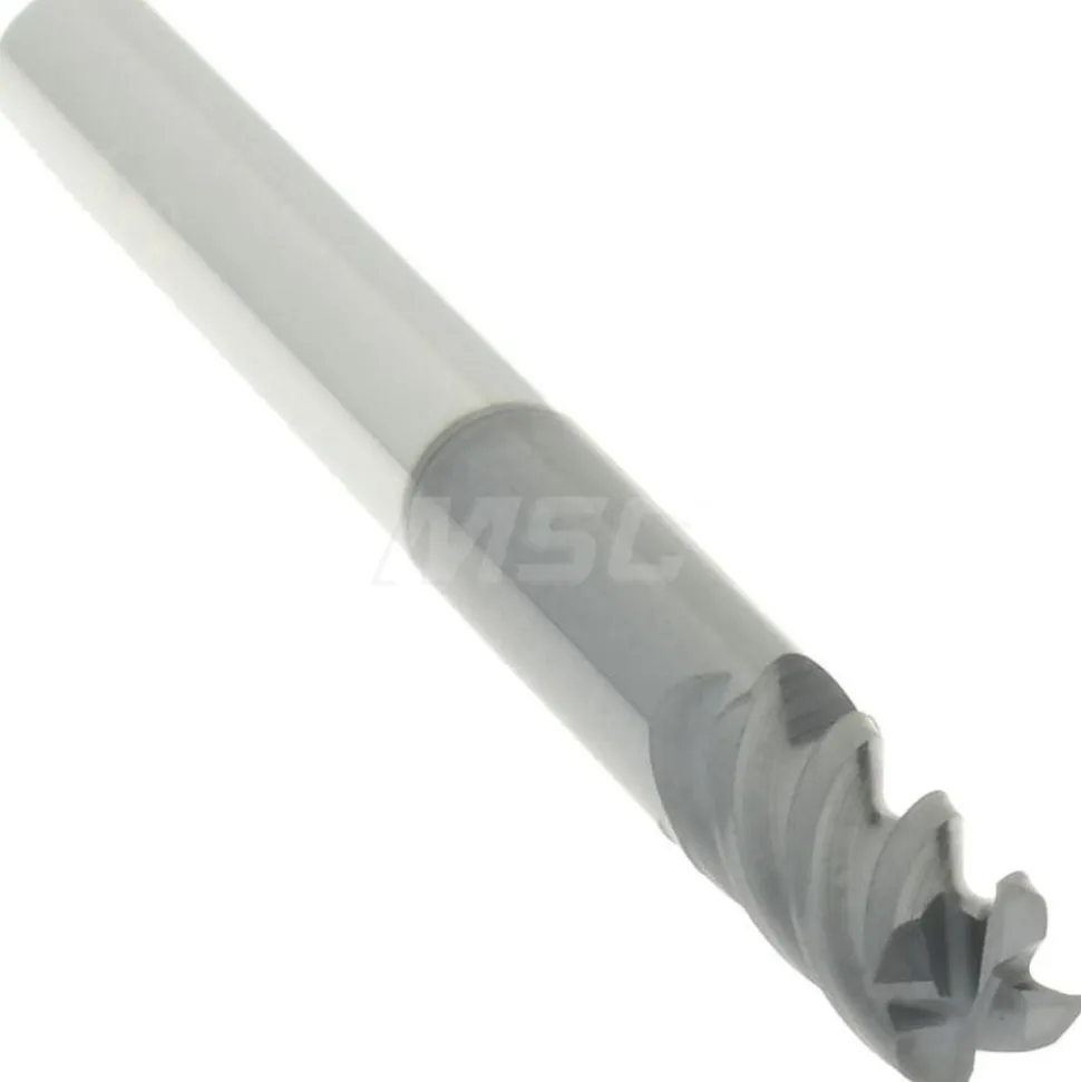 Square End Mill: 1/8" Dia, 1/4" LOC