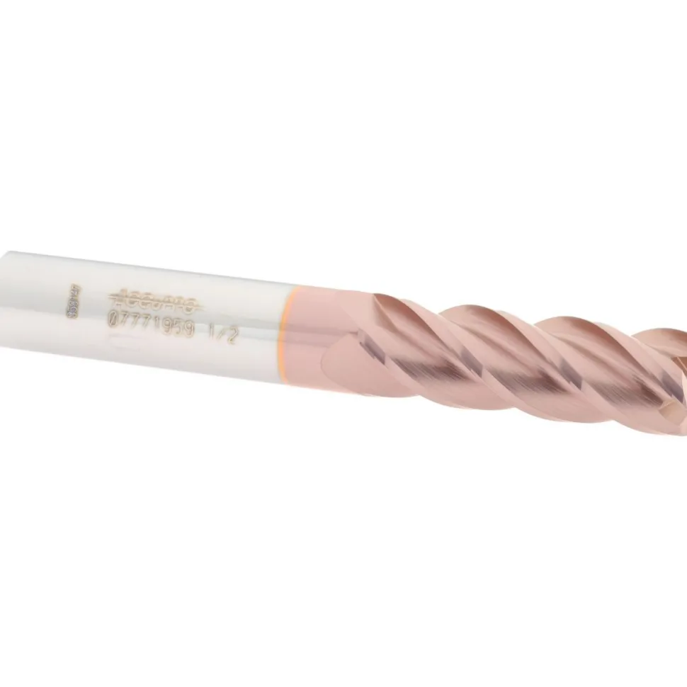 Square End Mill: 1/2" Dia, 1-1/2" LOC