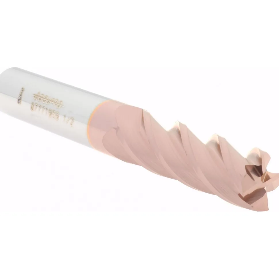 Square End Mill: 1/2" Dia, 1-1/2" LOC