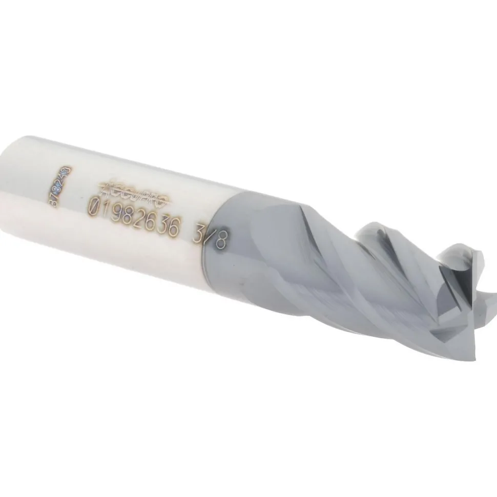 Square End Mill: 3/8" Dia, 5/8" LOC