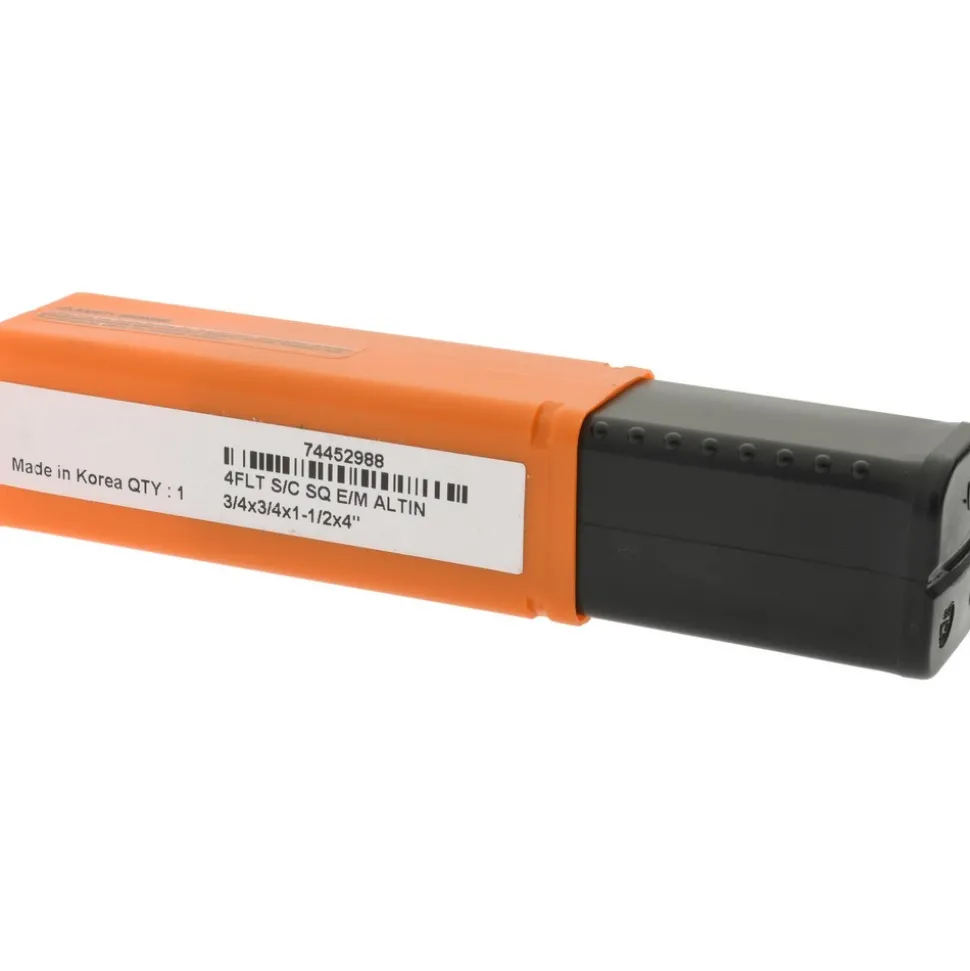 Square End Mill: 3/4" Dia, 1-1/2" LOC
