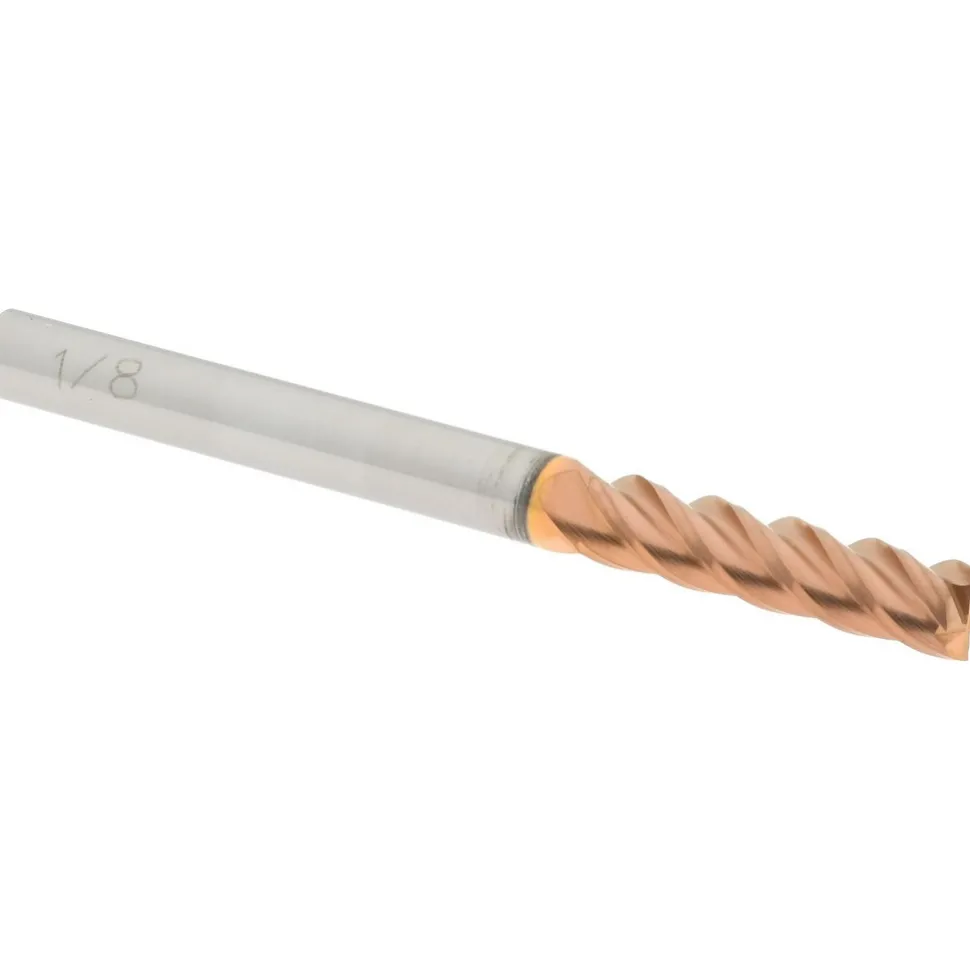 Square End Mill: 1/8" Dia, 1/2" LOC